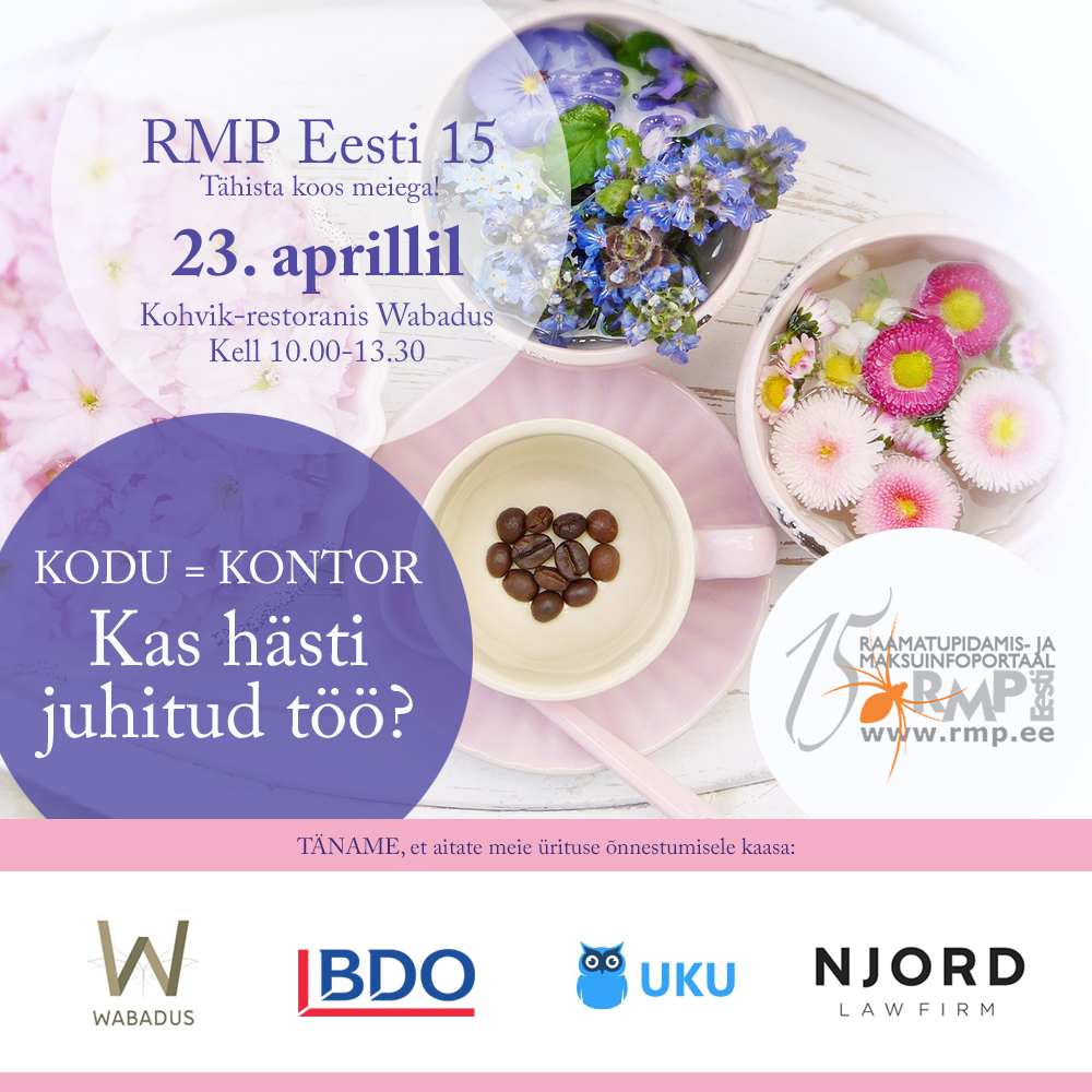 RMP Eesti 15 - 23. aprill 2019